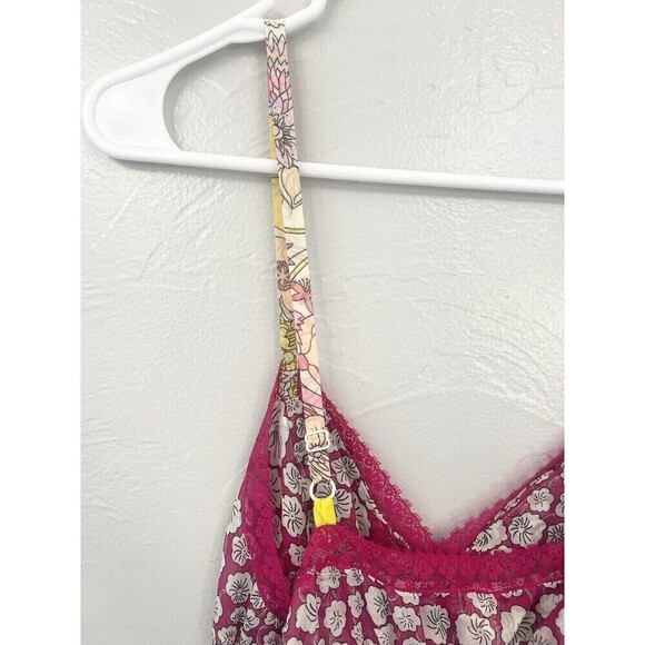 Liberty of London Y2K Chiffon Floral Babydoll Chemise Lingerie Slip Dress Top S - Picture 7 of 9